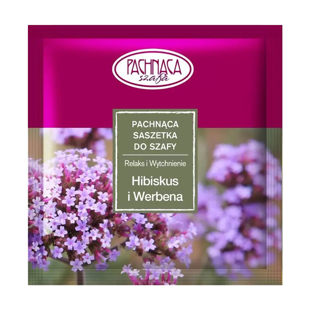 Ароматичне саше для гардеробу Pachnaca Szafa Hibiskus Werbena, 5.5 г
